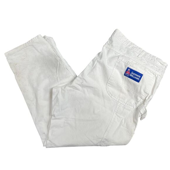 Genuine Dickies Sherwin Williams Painters Pants Distressed Paint Splatter 44x30 - Picture 2 of 6